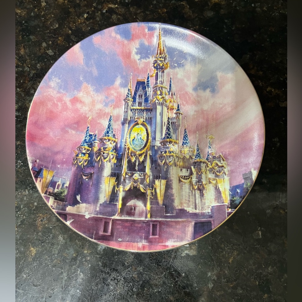 Walt Disney World The Happiest Celebration on Earth Castle  Collector Plate